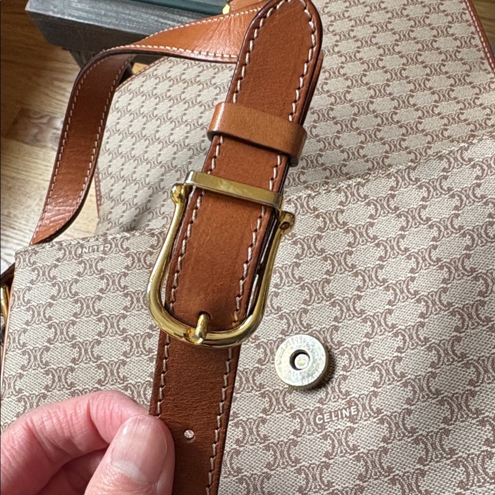 Celine Macadam Pattern Crossbody Bag - Picture 7 of 11